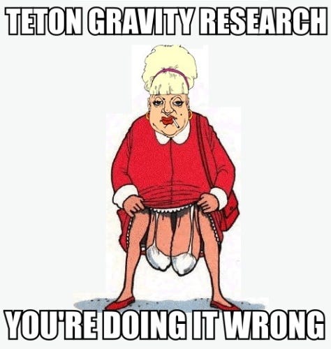 Teton Gravity Research Logo TGR Jeremy Jones Deeper Further Higher