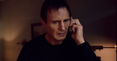 Image result for liam neeson phone