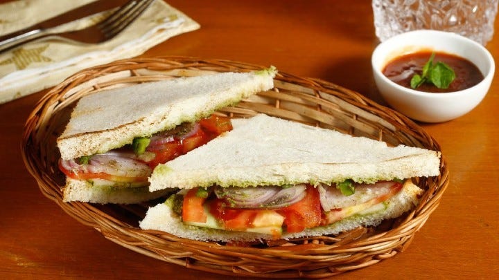 veg sandwich - Vegetable Sandwich