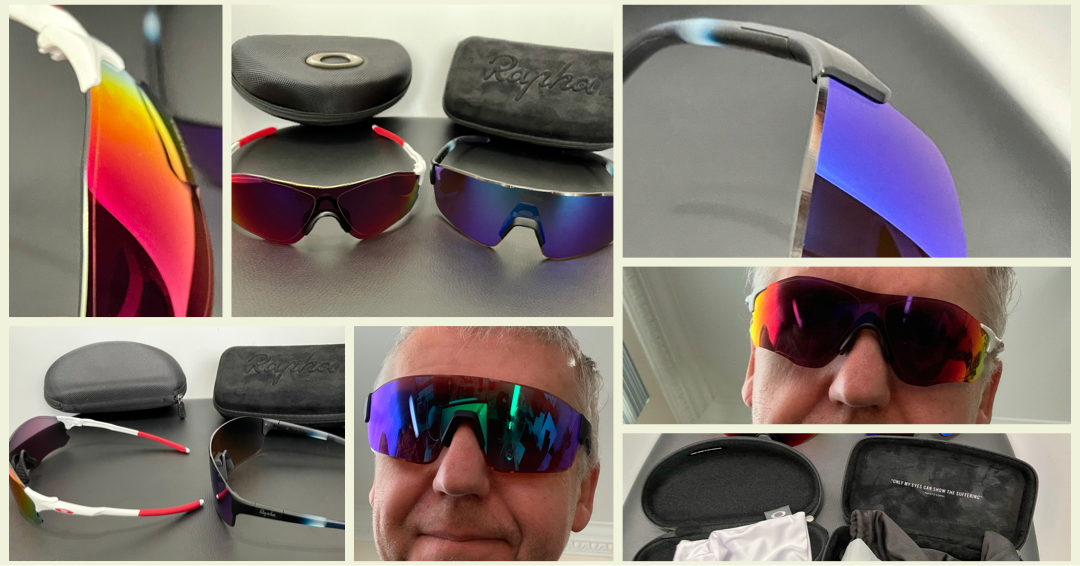 Images of Rapha and Oakley Frameless Sunglasses