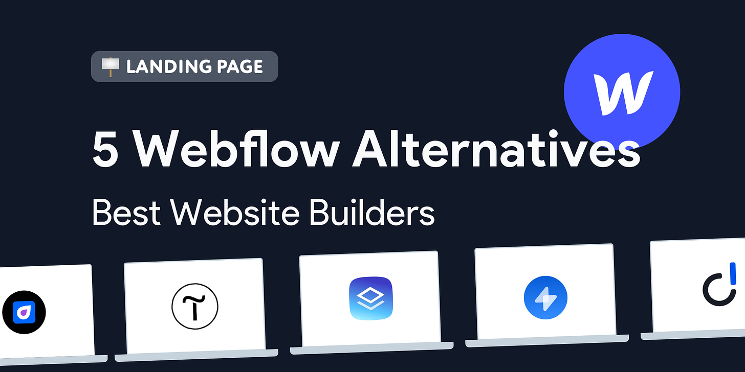 5 Webflow Alternatives: Best Website Builders