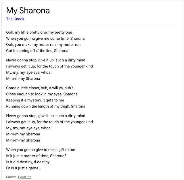 My Sharona - Wikipedia