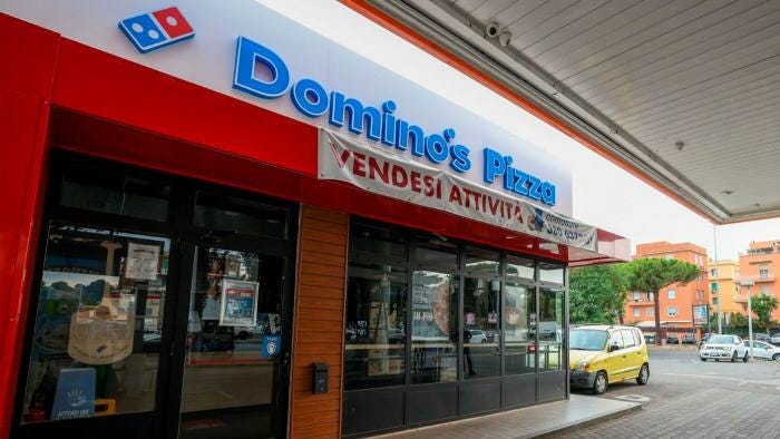 Domino's shuts shops in Italy after failing to win over the home of pizza |  Financial Times