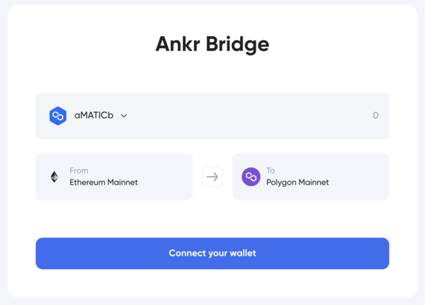 Get Started with Ankr Bridge