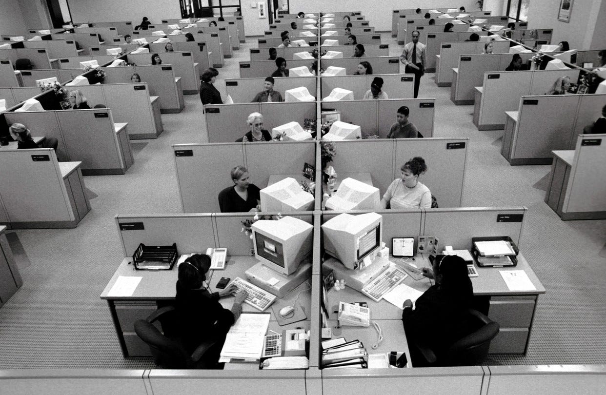 A Brief History of the Dreaded Office Cubicle - WSJ