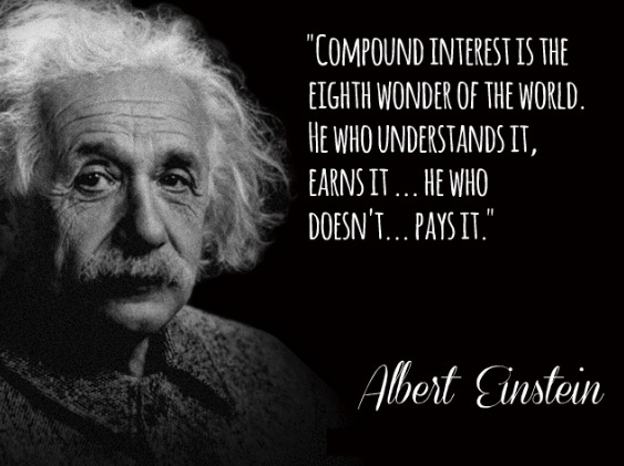 albert einstein compounding interest quote | Compound interest, Einstein,  Albert einstein