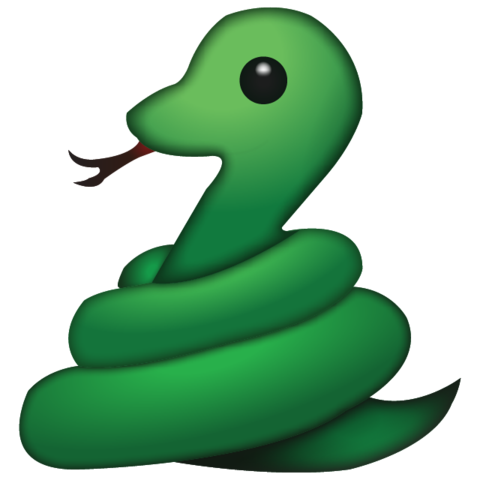 Snake Emoji | Emoji, Snake, Fun