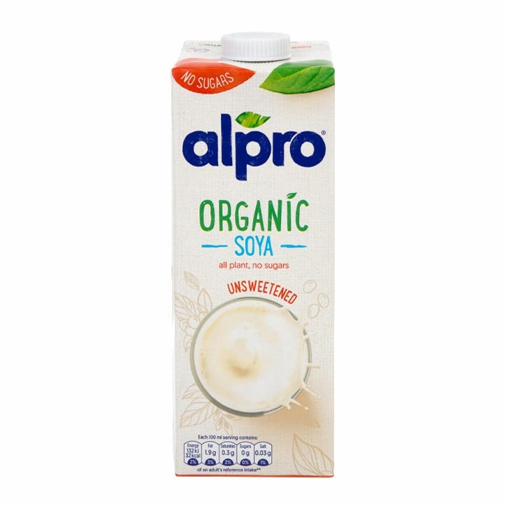 Alpro Organic Unsweetened Soya 1l