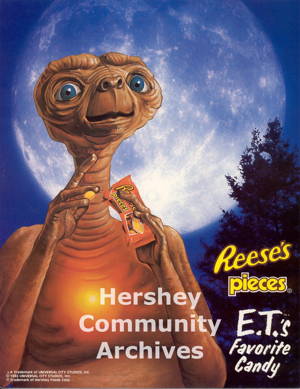 Reese's Pieces: E.T.'s Favorite Candy – Hershey Community Archives