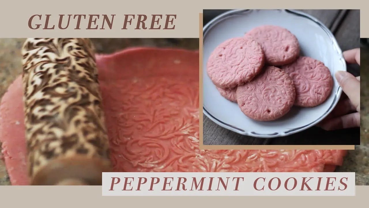 gluten free peppermint cookies