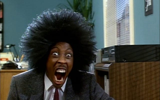 Arsenio Hall stars in the 1987 Universal Pictures sketch-comedy collection "Amazon Women on the Moon."