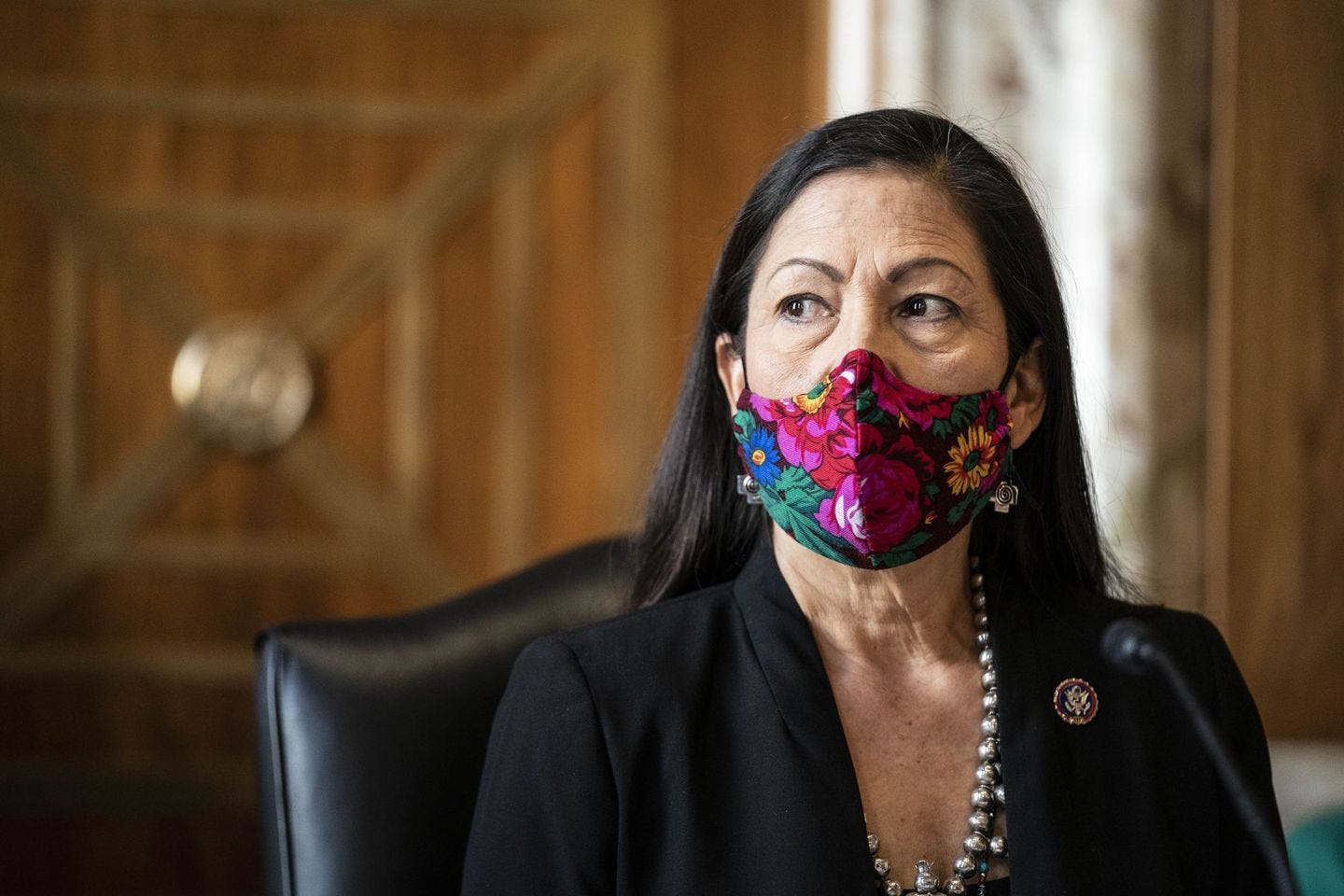 Representative Deb Haaland's nomination to lead the Department of the Interior moved to the full Senate.