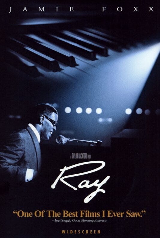 Come for the music, stay for the almost eerie (because it’s so good) Jamie Foxx impersonation of Ray Charles. He wins the Oscar for this roll over Leo and Joaquin and once you see this film, you’ll know why.  Available now on HBO MAX (6/30/20).