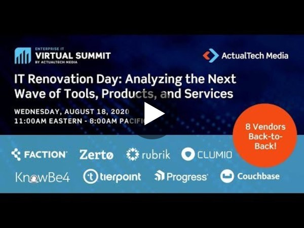 IT Renovation Day: Analyzing the Next Wave of Tools, Products, and Services Summit