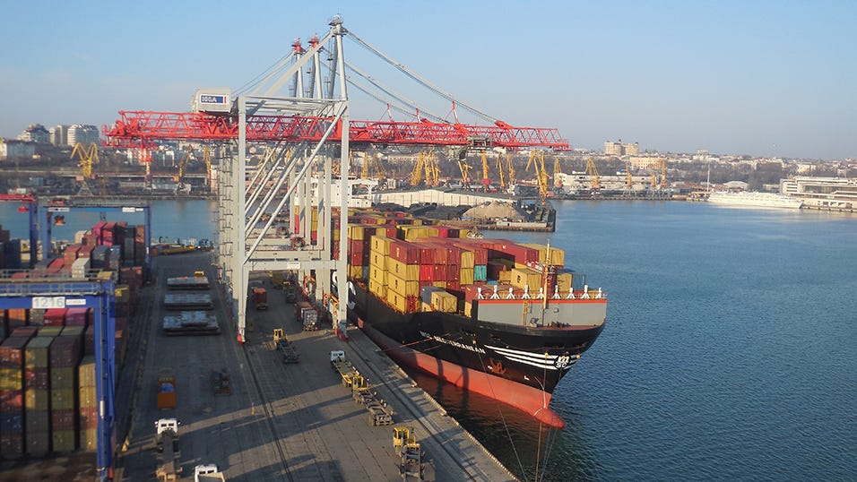 The volume of container transshipment in the port of Odessa in March  increased by 13% compared to last year - Shipping