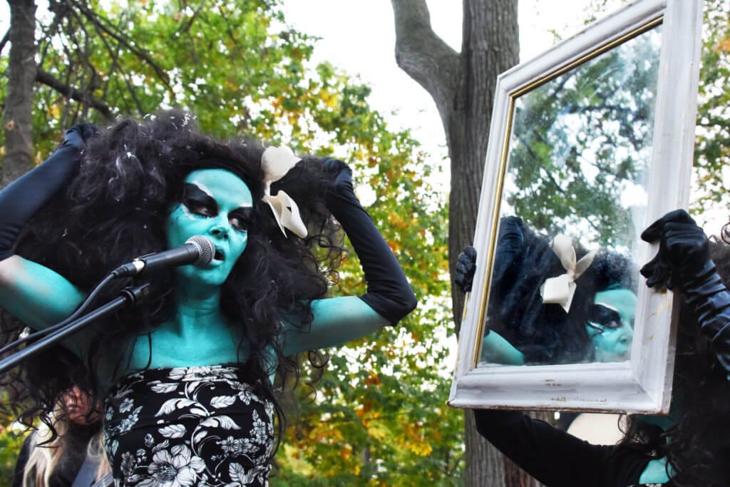 Spooky concert in East Village brings together wild sounds of Kembra  Pfahler's band | amNewYork