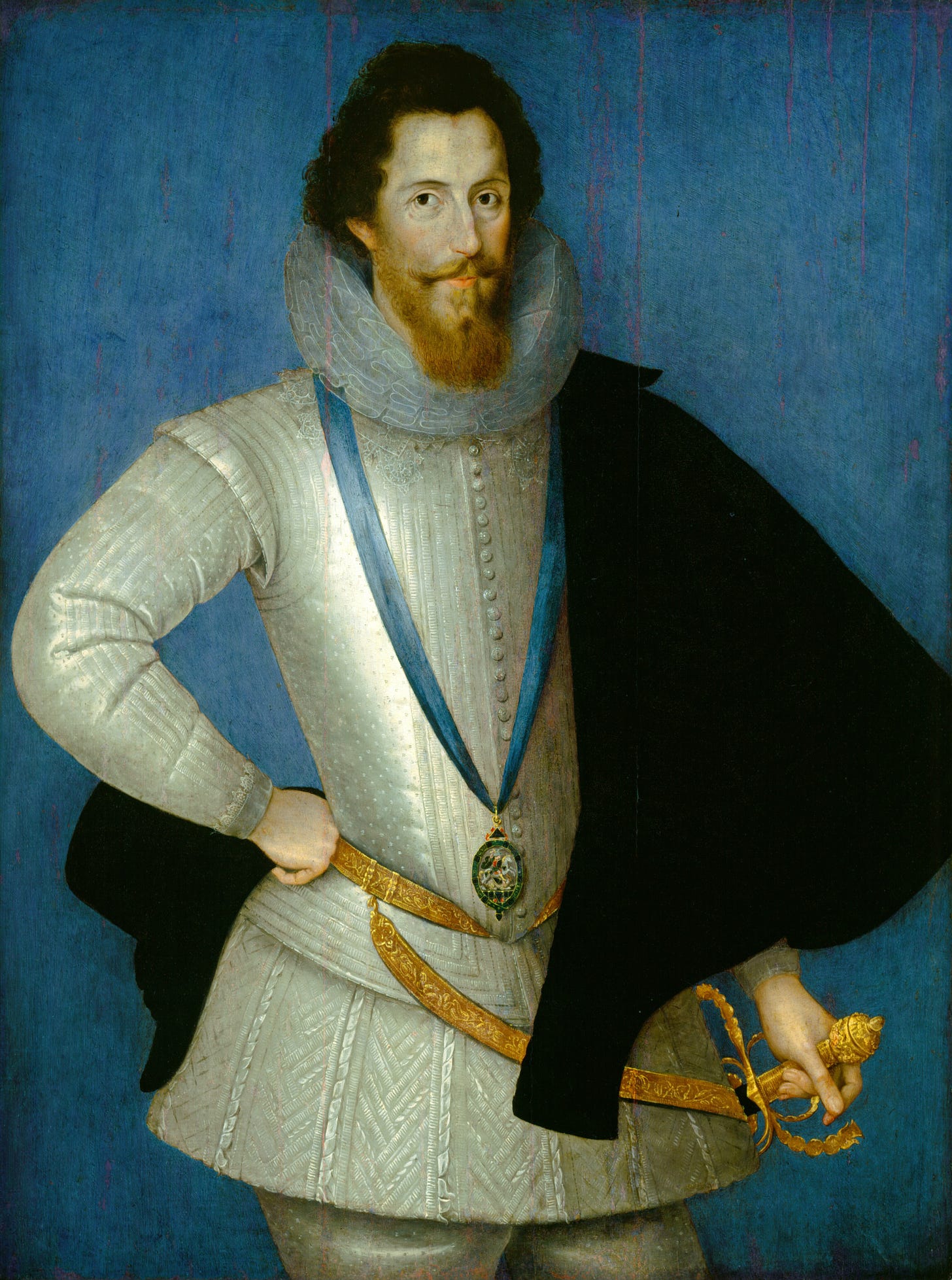 Robert Devereux, 2nd Earl of Essex, 1596/1601 by Studio of Marcus Gheeraerts, the Younger