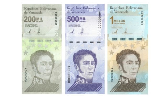 Crisis en Venezuela | Lanzan el billete de un millón de bolívares: cuánto  vale y cómo se ha llegado hasta aquí - BBC News Mundo