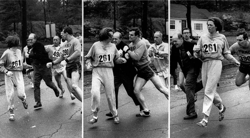 Katherone Switzer, primera mujer en correr el maratón de Boston