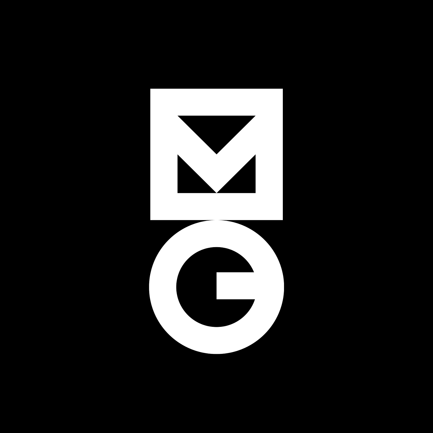 Gérard Guerre and Technes' 1966 logo for Merlin Gerin, this is a stacked M as a square on top of a circular G