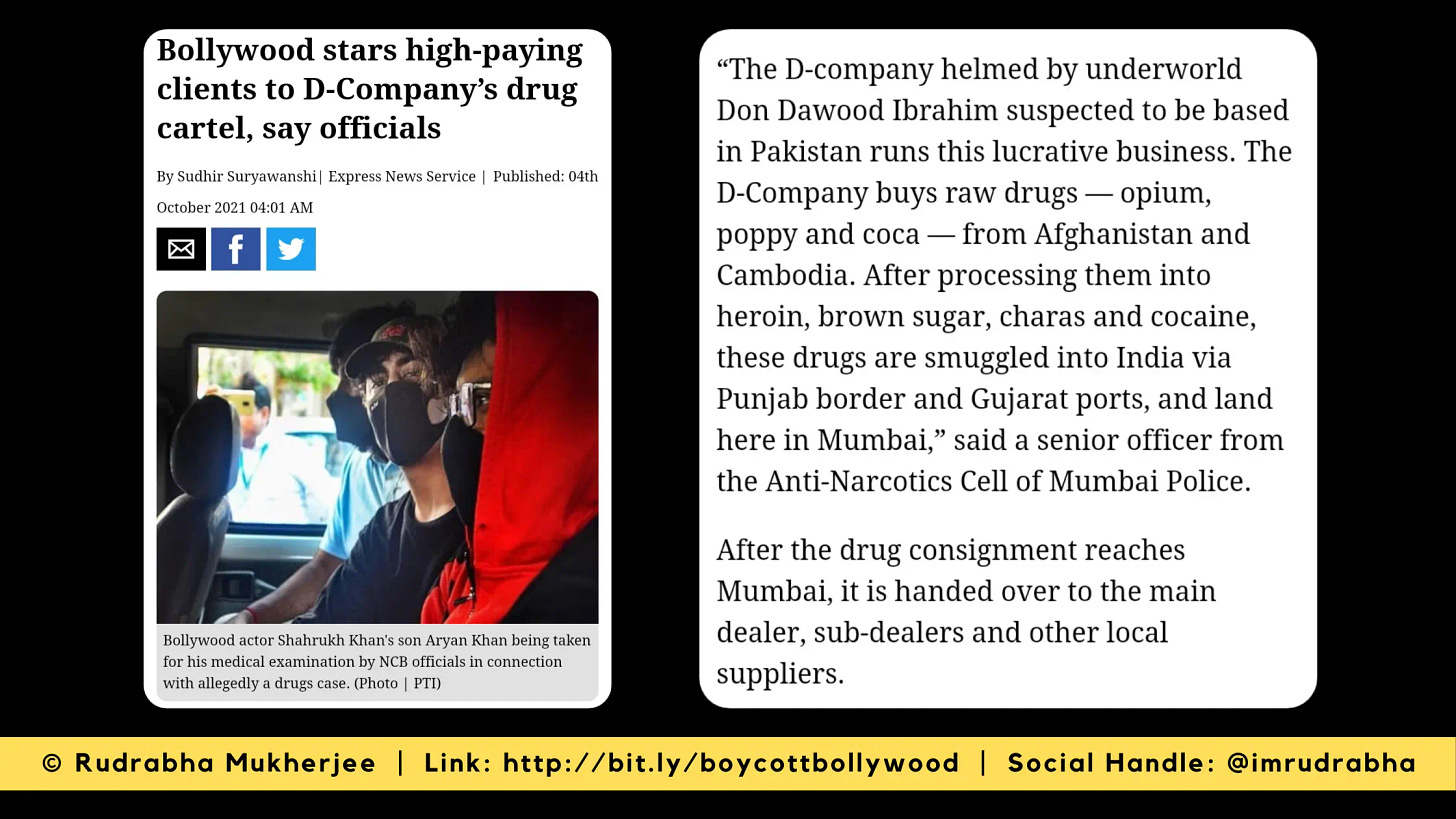 Bollywood celebrities are the high paying clients of an underworld drug syndicate.