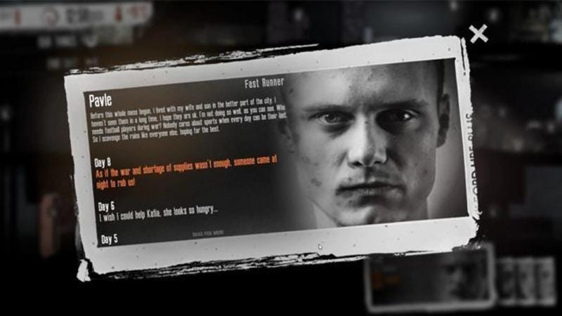 A headshot of Pavle, alongside his character bio.