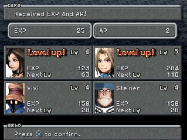 Experience points | Final Fantasy Wiki | Fandom