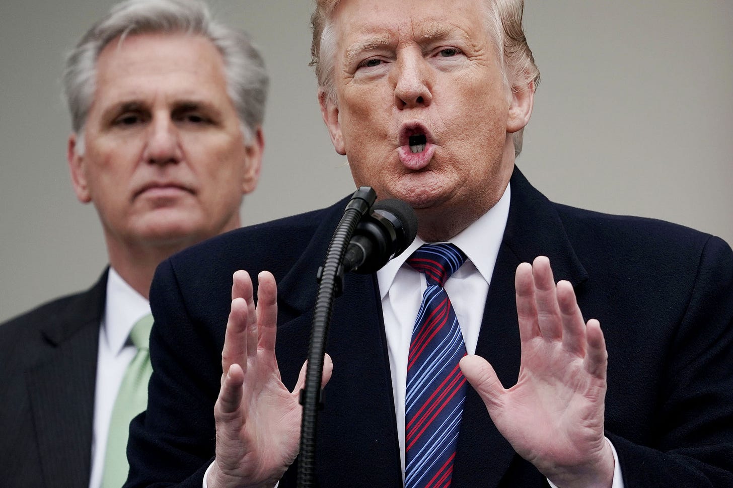 McCarthy's willingness to cover for Trump takes an ugly turn