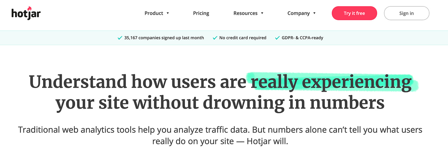 Understand how users really experience your site without drowning in numbers