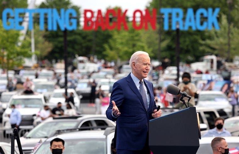 In Georgia for his 100th day in office, Biden kicks off tour to sell his  roughly $4T plans