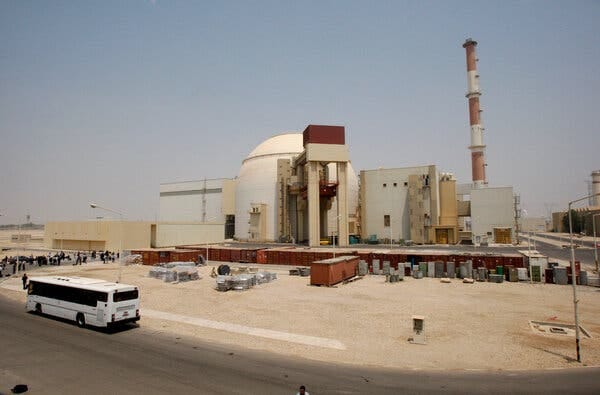 The Bushehr nuclear power plant in Iran in 2010. Tehran, which wants the removal of  economic sanctions the United States has imposed on it, has criticized the new Russian demands. 