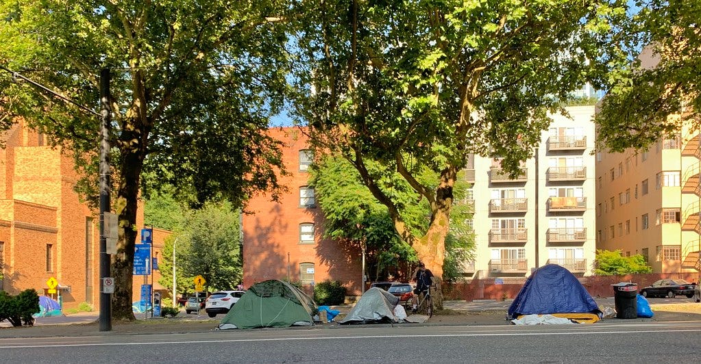 Portland homeless & COVID19. July 2020
