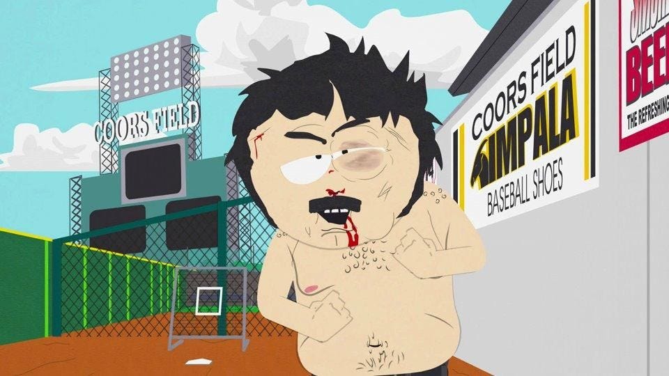 Hey Bat Dad..I didn't hear no bell | Funny gif, South park, Funny pictures