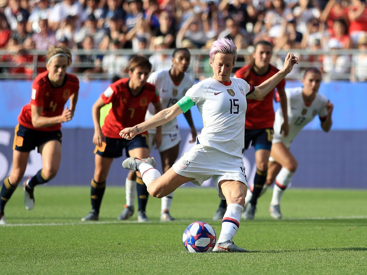 USA vs. Spain, 2019 World Cup: Final Score 2-1 as Underperforming U.S.  Scrapes Out Win - The Mane Land