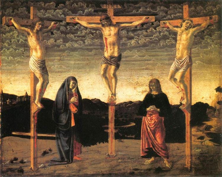 Crucifixion, c.1450 - Andrea del Castagno - WikiArt.org