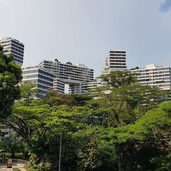 The Interlace Building in Singapore.