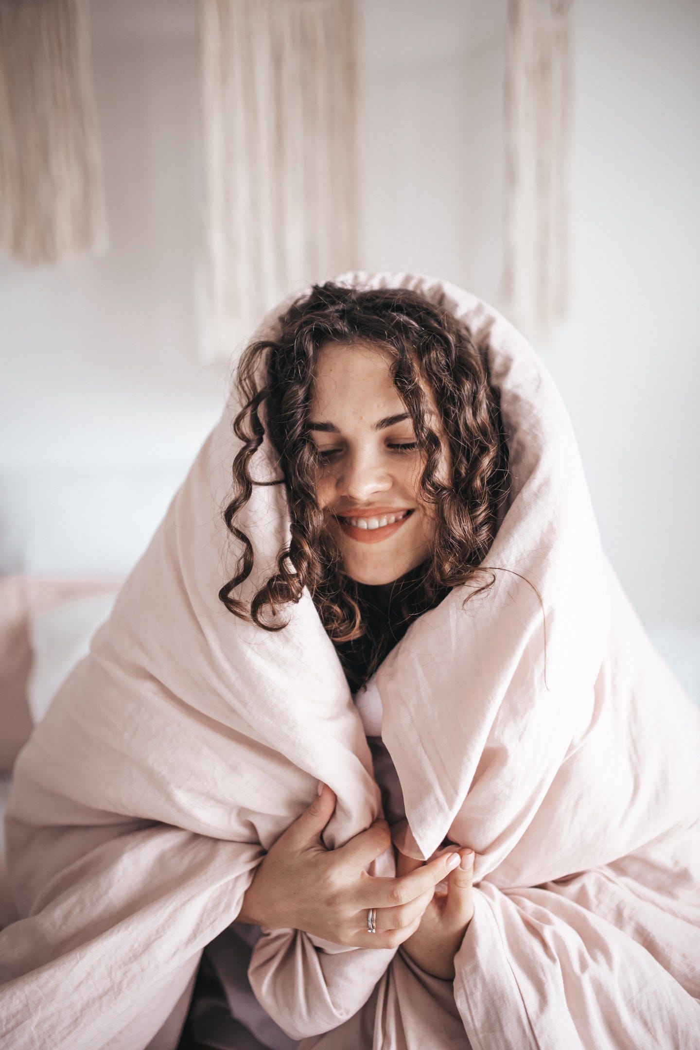 self-compassion embodied within a snuggly blanket