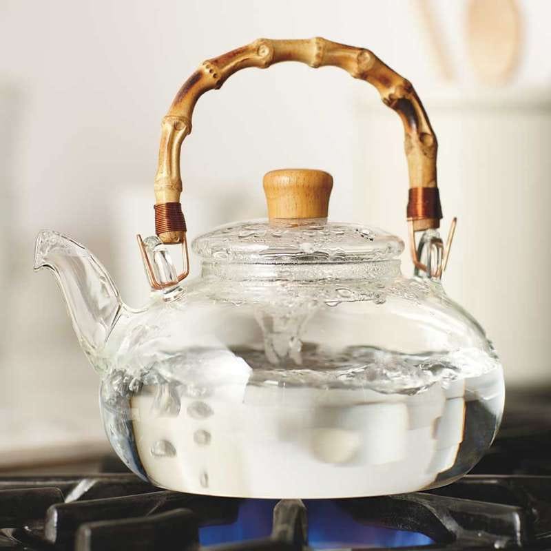 Spiritual Glass Teapots : Buddha Belly Tea Kettle