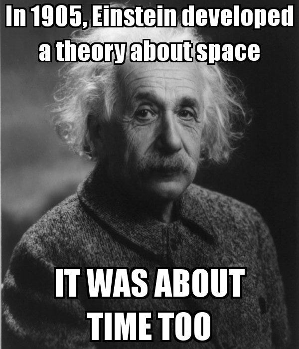 What does it mean that “Einstein's theory was about space and it was about  time too”? - Quora