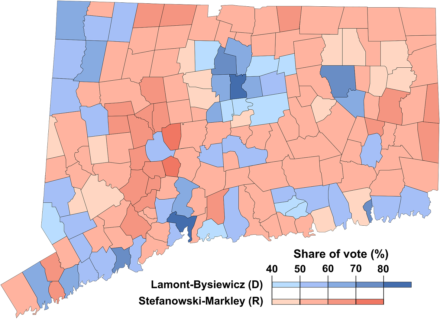 2018 Gubernatorial Election in Connecticut.svg