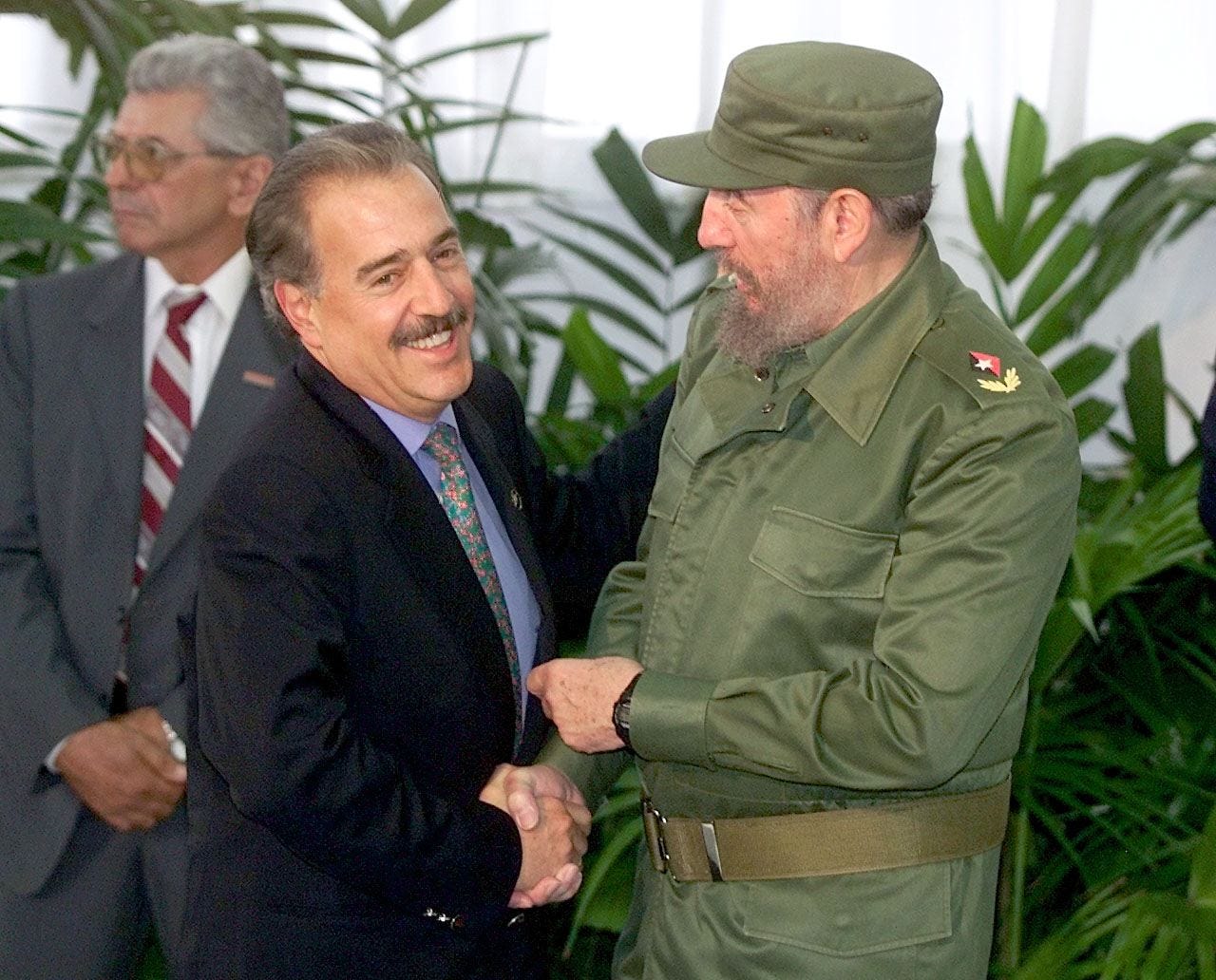 Fotos de líderes colombianos con Fidel Castro