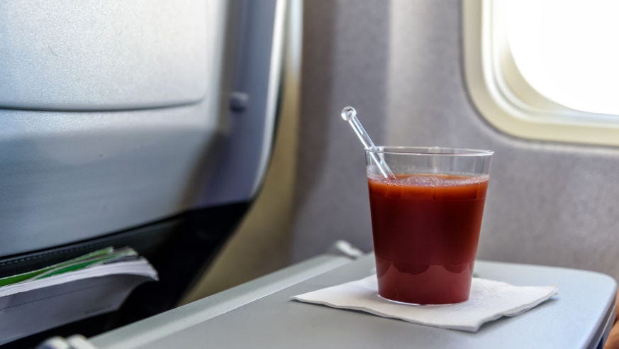 Why You Should Drink Tomato Juice When You Fly | Budget Travel
