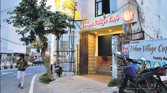 Even as the pandemic put paid to several eateries across the city, Najafgarh drifted towards European-style cafés. (HT Photo)
