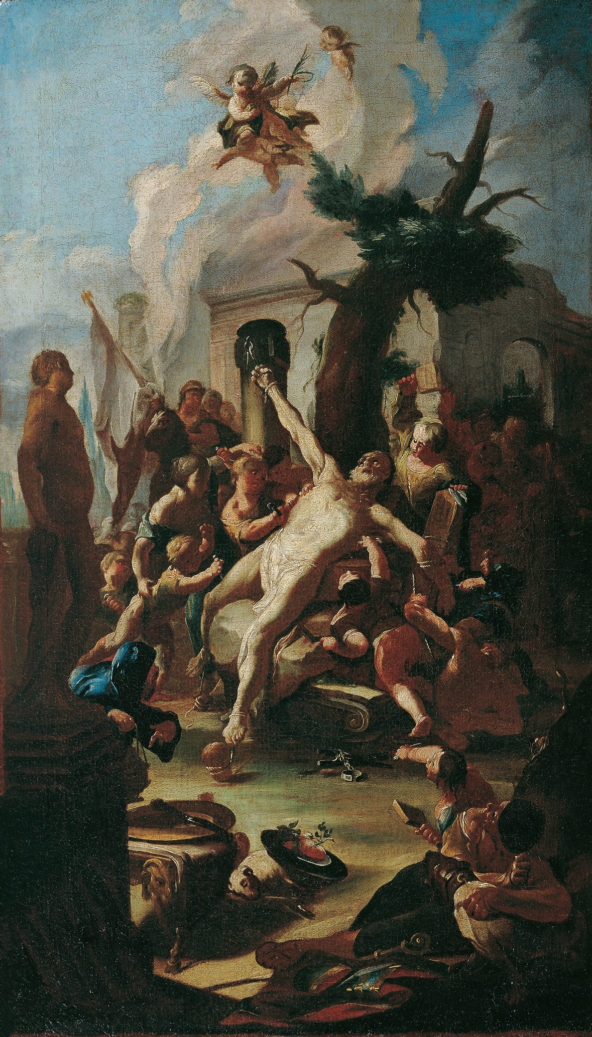 Die Marter des heiligen Cassian (1751-1753) by Paul Troger (Austrian, 1698-1762)