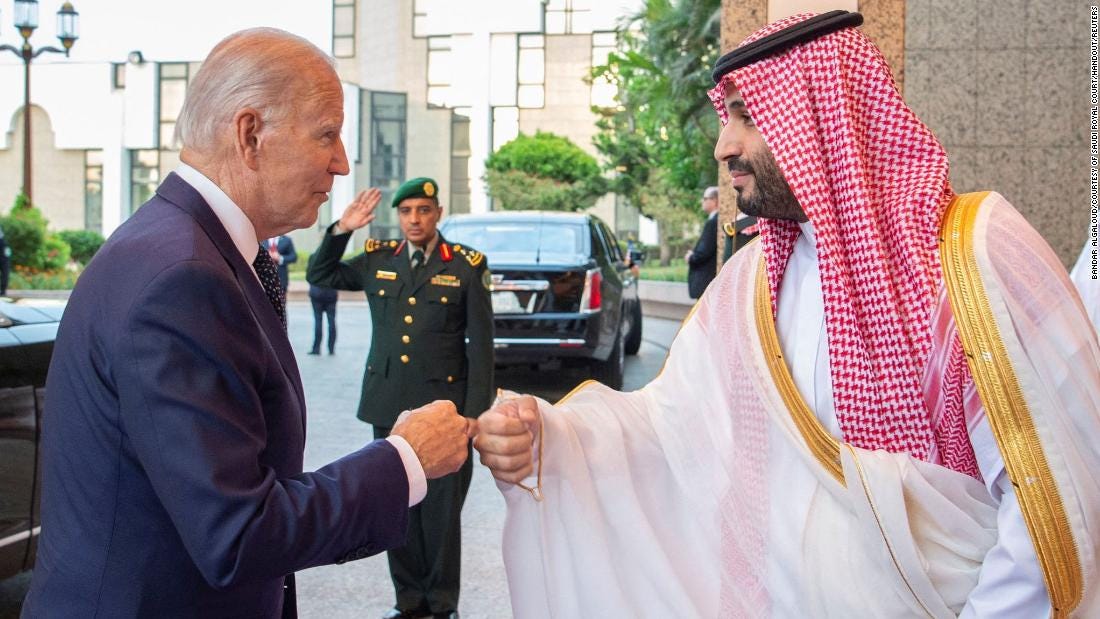 Analysis: 'Slap in the face': Biden's fist bump with MBS fails to move the  OPEC needle significantly | CNN Business