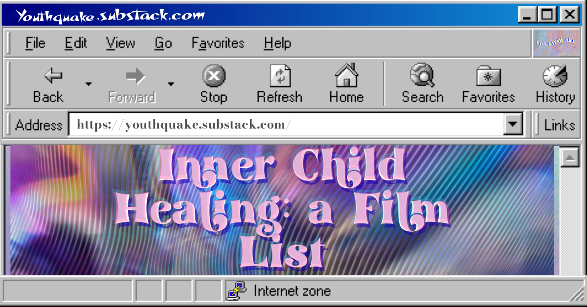 Youthquake Inner Child Healing Film List logo