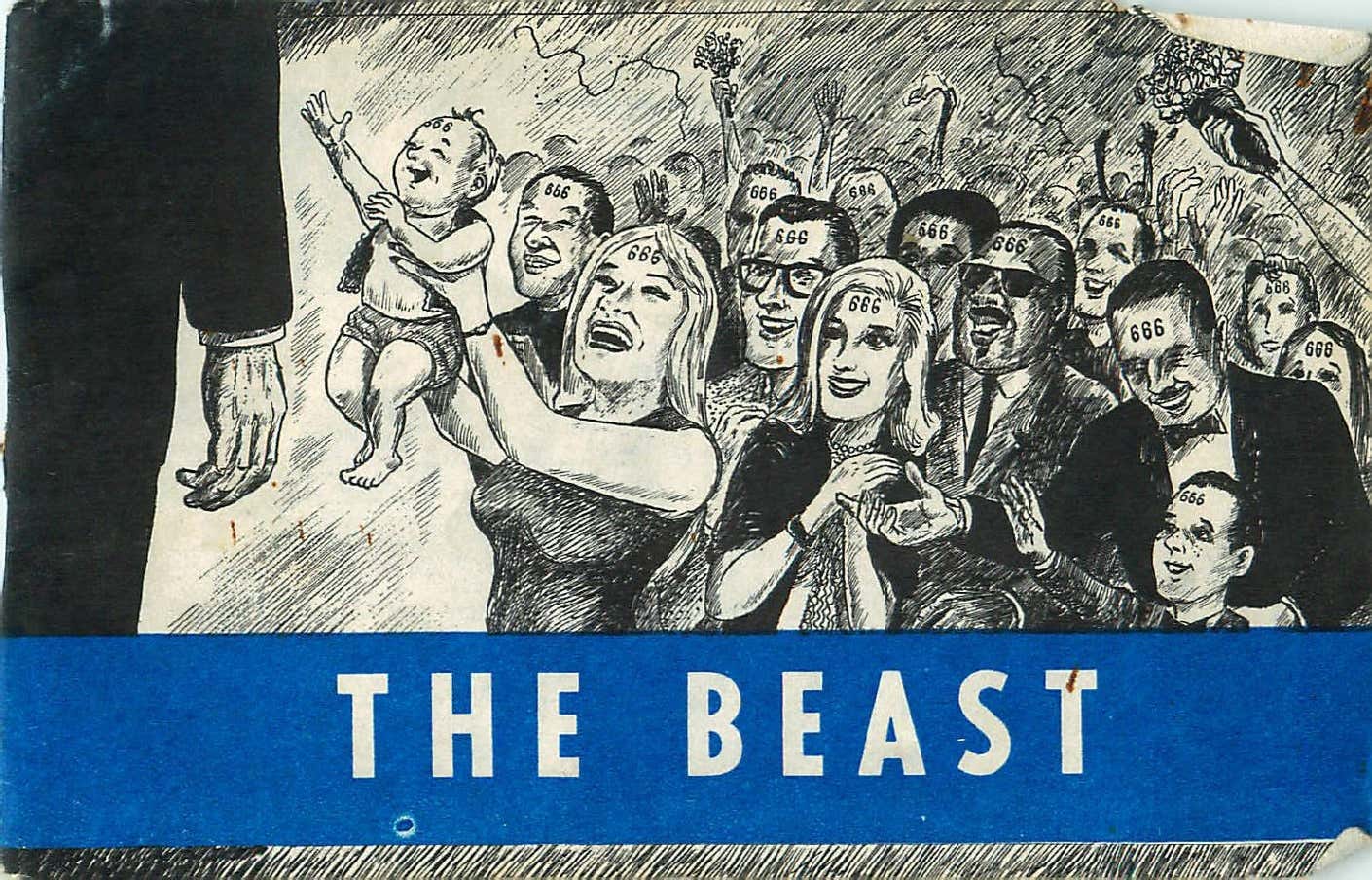 Cover art for the Jack Chick tract, "The Beast."