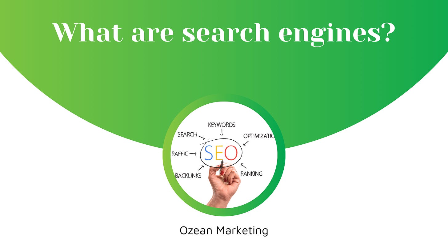 What are search engines