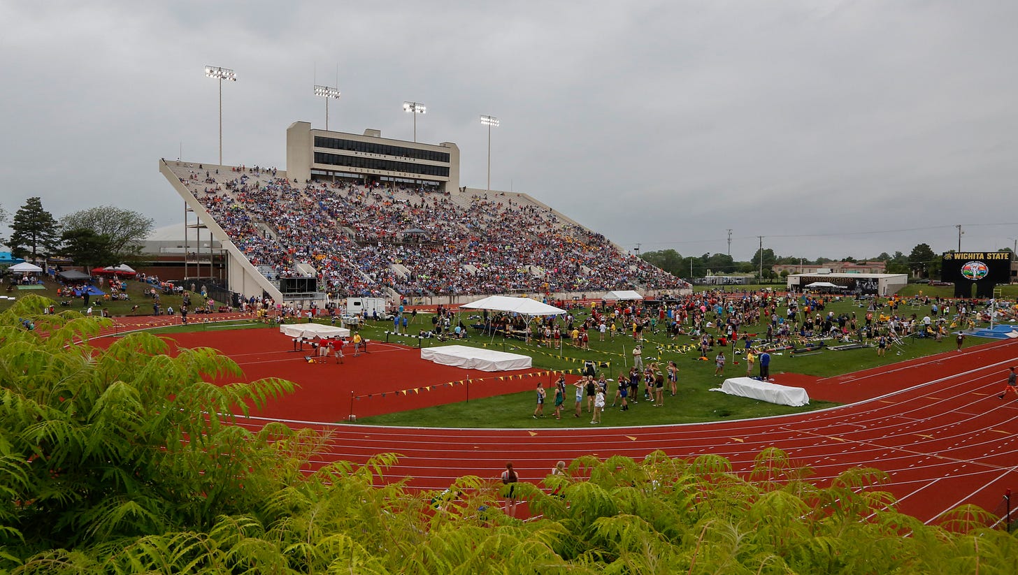 KSHSAA expects Wichita's Cessna Stadium to host state track meet for at  least one more year | News, Sports, Jobs - Lawrence Journal-World: news,  information, headlines and events in Lawrence, Kansas