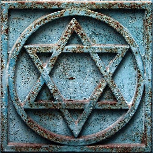 Star of David. A six-pointed figure consisting of two interlaced  equilateral triangles, used as a Jewish and Israeli symbol. | Jewish art,  Jewish symbols, Judaism